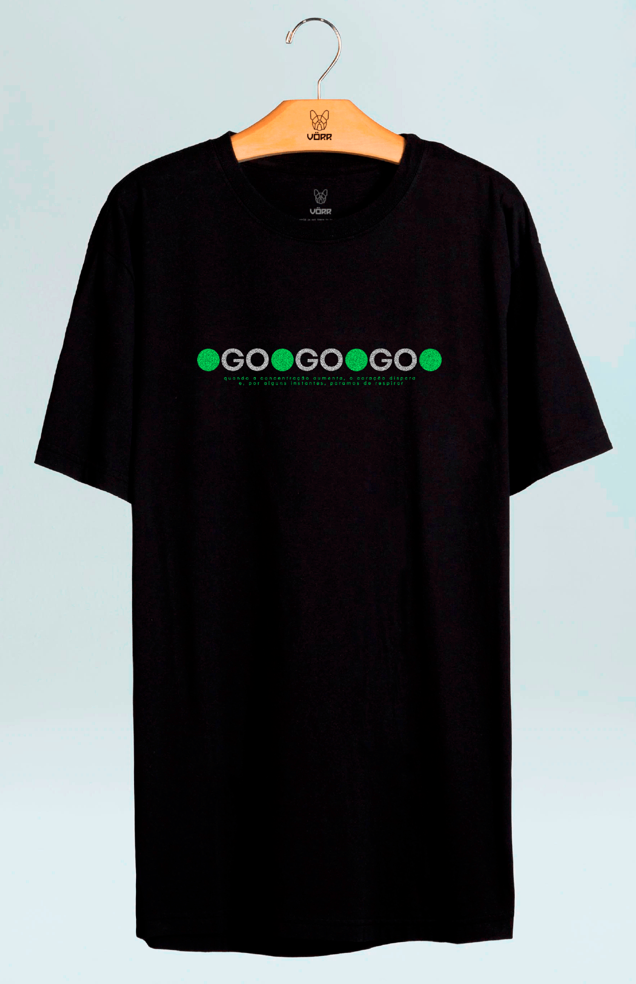 CAMISETA GO - PRETO da Vörr Brasil | Loja Oficial Vörr Brasil