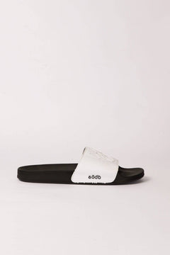 CHINELO SLIDE DBÖA UNISSEX - PRETO E BRANCO